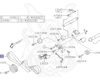 Subaru - Impreza - GG2 - Jan-2002 - Dec-2006 - 15IS - Wagon - 2W - 5-speed manual transmission - Right hand - 152