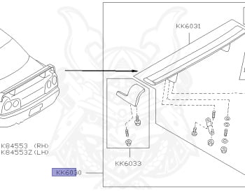 Nissan - Skyline - R34 25GTT - ER34 - 1998 - 25GT TURBO - 2 door hard top (2K) - AUTOMATIC-FLOOR SHIFT(AT.F4) - Hi-Cas 2-Link (HI.2WD) - RB25DET
