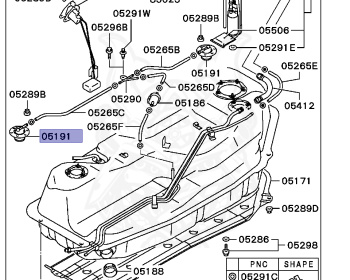Mitsubishi - Delica - PD6W - 1995 - HSEUE5 - 6G72