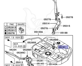 Mitsubishi - FTO - DE3A - 1998 - HNGH - 6A12