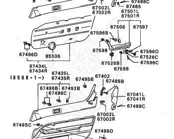 Mitsubishi - Starion - A187A - 1988 - MRFG - G54B