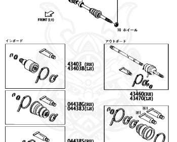 Genuine bB QNC21 Drivetrain OEM parts supplied from Japan - Nengun
