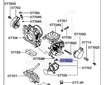 Mitsubishi - Galant - E84A - 1992 - PRXF2 - 6A12