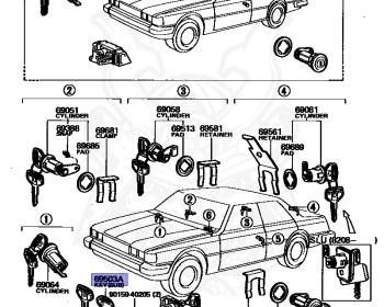 Toyota - Cresta - LX60 - 1984 - CUSTOM TYPE - 4-DOOR HARDTOP - Automatic - L