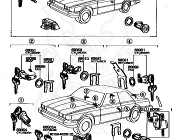 Toyota - Cresta - LX60 - 1983 - CUSTOM TYPE - 4-DOOR HARDTOP - Automatic - L