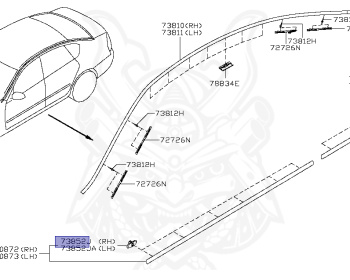 Nissan - Fuga - Y50 - 2005 - 450GT - SEDAN(S) - 2 WHEEL DRIVE(2WD) - AUTOMATIC TRANSMISSION(AT) - VK45DE