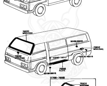 Toyota - Dyna - BU30 - 1979 - TRUCK(PICKUP):TR TYPE - Manual - B