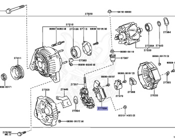 Toyota - Opa - ACT10 - 2002 - I TYPE - Variator - 1AZFSE