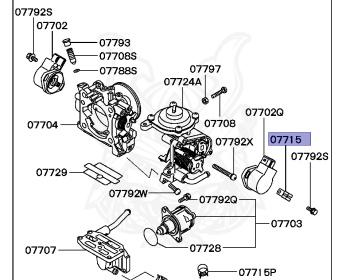Mitsubishi - Galant - E84A - 1992 - PRXF2 - 6A12