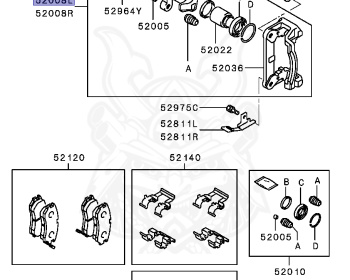Mitsubishi - Pajero - V21W - 1996 - GRXE - 4G64