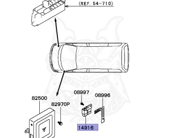 Mitsubishi - Delica - PD6W - 1994 - HSEHE2 - 6G72