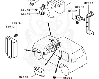 Mitsubishi - Pajero Jr - H57A - 1995 - MKME - 4A31