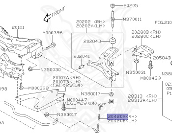 Subaru - Impreza G4 - GK6 - Jan-2016 - 20ILEYE - Sedan - 2W - Torque converter type double-header transmission - Right hand - FB20D