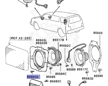 Mitsubishi - Chariot - D02W - 1983 - LBD - G32B