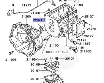 Mitsubishi - Pajero - V24V - 1997 - NDF - 4D56