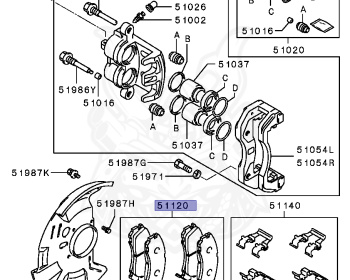 Mitsubishi - Challenger - K96W - 1996 - GRXE - 6G72