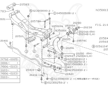 Subaru - Forester - SF5 - Jan-2000 - S20 - Wagon - F4WD - Manual Transmission - Right hand - EJ20T