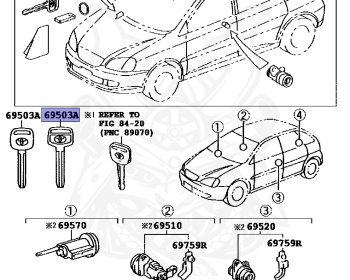 Toyota - Nadia - ACN10 - 2001 - L TYPE - STANDARD TYPE - 1AZFSE
