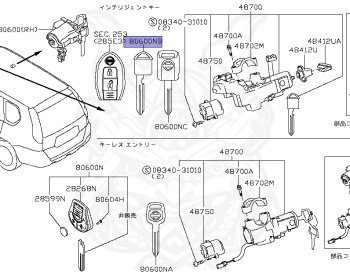 Nissan - X-Trail - T31 - 2010 - X/XTT/GT Grade - WAGON(W) - 4 WHEEL DRIVE(4WD) - 6 SPEED AUTO TRANSMISSION(6AT) - M9R