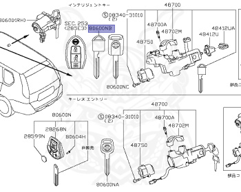 Nissan - X-Trail - T31 - 2011 - X/XTT/GT Grade - WAGON(W) - 4 WHEEL DRIVE(4WD) - CVT(CVT) - MR20DE