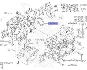 Subaru - Legacy B4 - BL5 - Jan-2003 - 20GT - Sedan - 4W - 5-speed automatic transmission - Right hand - EJ20