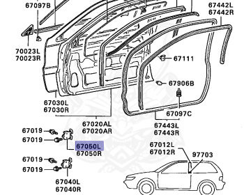 Mitsubishi - Mirage - C51A - 1987 - MFJ2 - 4G13