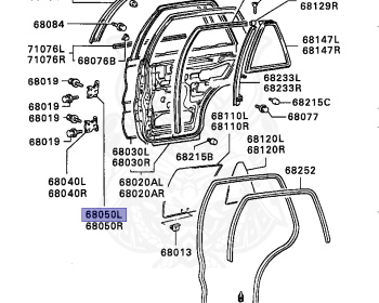 Mitsubishi - Lancer - C62A - 1988 - LRUG2 - 4G15