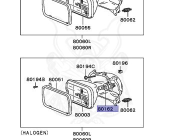 Mitsubishi - Delica Van - P13V - 1992 - HINJ - 4G63