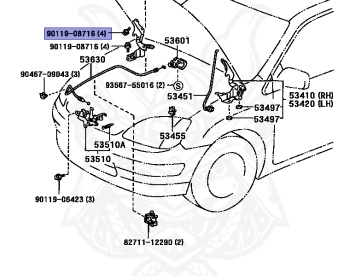 Toyota - Prius - NHW10 - 1997 - NO GRADE - SEDAN - 1NZFXE