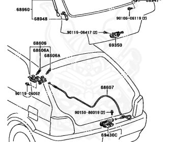 Toyota - Corolla - EL51 - 1996 - LIME TYPE - Automatic - 4EFE