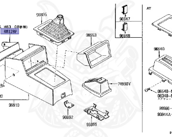 Genuine Bluebird 910 Interior OEM parts supplied from Japan