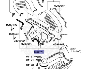 Mitsubishi - GTO - Z15A - 1990 - MJGF - 6G72
