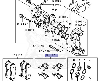 Mitsubishi - Pajero - V24W - 1993 - NSF - 4D56