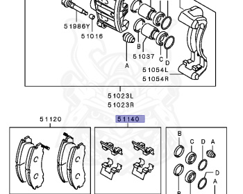 Mitsubishi - Diamante - F46A - 2004 - TYHC - 6G72