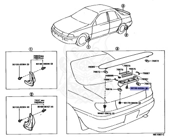 Toyota - Carina - AT190 - 1994 - SX-I TYPE - Manual - 4AFE
