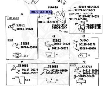 Toyota - Land Cruiser - KZJ78W - 1995 - PRADO SX TYPEPRADO SX WIDE TYPE - WAGON - Manual - 1KZTE