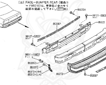 Nissan - Silvia - S12 - 1983 - RL - HARDTOP(K) - 5 SPEED MANUAL TRANS(F5) - CA18T