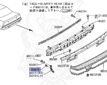 Nissan - Silvia - S12 - 1985 - RX - HARDTOP(K) - 5 SPEED MANUAL TRANS(F5) - CA18S
