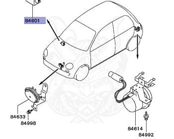 Mitsubishi - Minica - H36A - 1998 - MNJE - 4A30