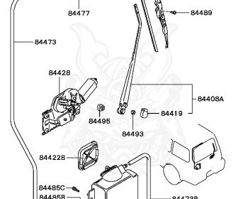 Mitsubishi - Pajero - V45W - 1997 - GRPM - 6G74