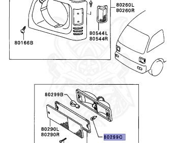 Mitsubishi - Minicab Truck - U42T - 1990 - HNDE4 - 3G83