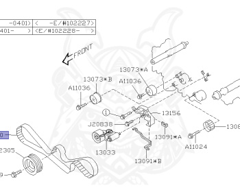 Subaru - Legacy B4 - BL9 - Jan-2008 - 25ISI - Sedan - 4W - 4-speed automatic transmission - Right hand - EJ25T