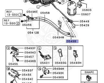 Mitsubishi - Legnum VR-4 - EC5W - 1998 - LYGF - 6A13