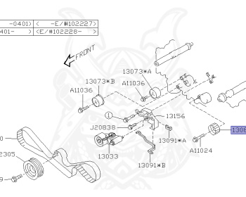 Subaru - Legacy B4 - BL9 - Jan-2008 - 25ISI - Sedan - 4W - 4-speed automatic transmission - Right hand - EJ25T