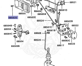 Mitsubishi - Pajero - L044G - 1989 - VGNTX - 4D56