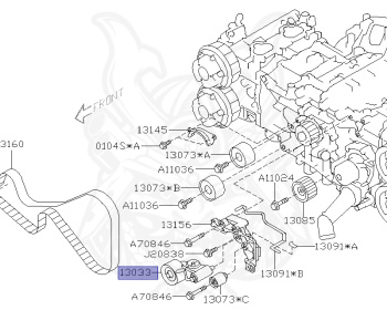 Subaru - Legacy B4 - BM9 - Jan-2010 - Dec-2013 - 25GTEYE - Sedan - 4W - 5-speed automatic transmission - Right hand - BD5