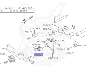 Subaru - Legacy B4 - BL9 - Jan-2008 - 25ISI - Sedan - 4W - 4-speed automatic transmission - Right hand - EJ25T