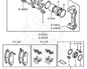 Mitsubishi - Libero - CD5W - 1996 - HLRHE - 4G93
