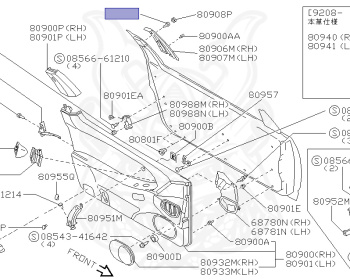 Genuine Fairlady Z Z32 Interior OEM parts supplied from Japan