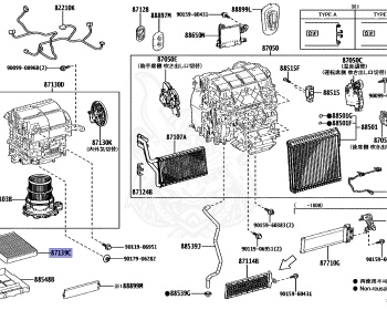 Toyota - Camry - AXVH70 - 2019 - X TYPE/X E-FOUR TYPE - 4-DOOR - Variator - A25AFXS